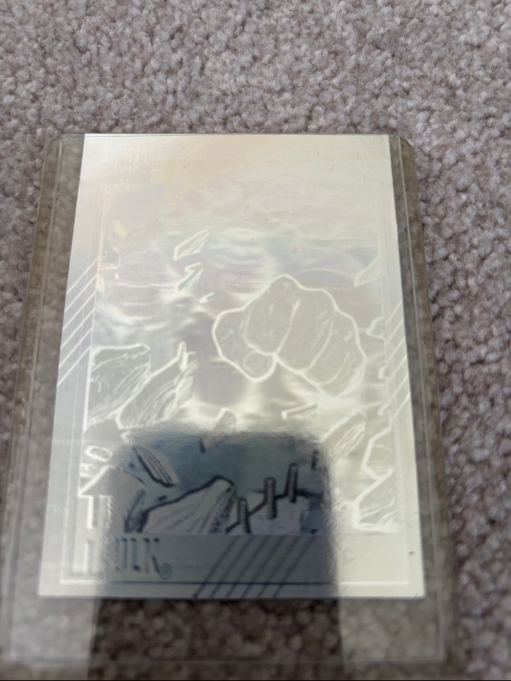 Set of 2 1991 Marvel hologram cards
Hulk and Punisher